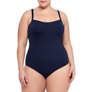 NWT Beach Couture Plus Solid One Piece - Size 2XL swimsuit